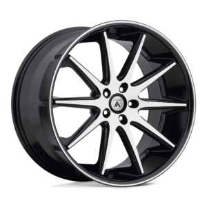 Asanti Black ABL-4 CAPELLA 22X9 35 MACHINED FACE BLACK LIP ABL4-22905035MB