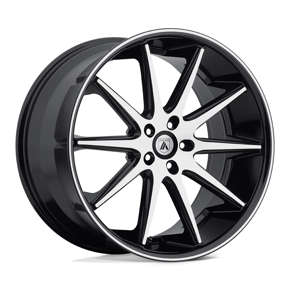 Asanti Black ABL-4 CAPELLA 22X9 35 MACHINED FACE BLACK LIP ABL4-22905035MB