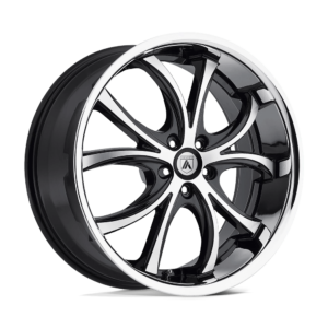 Asanti Black ABL-8 ELEKTRA 20X8.5 38 MACHINED FACE SS LIP ABL8-20855238MS