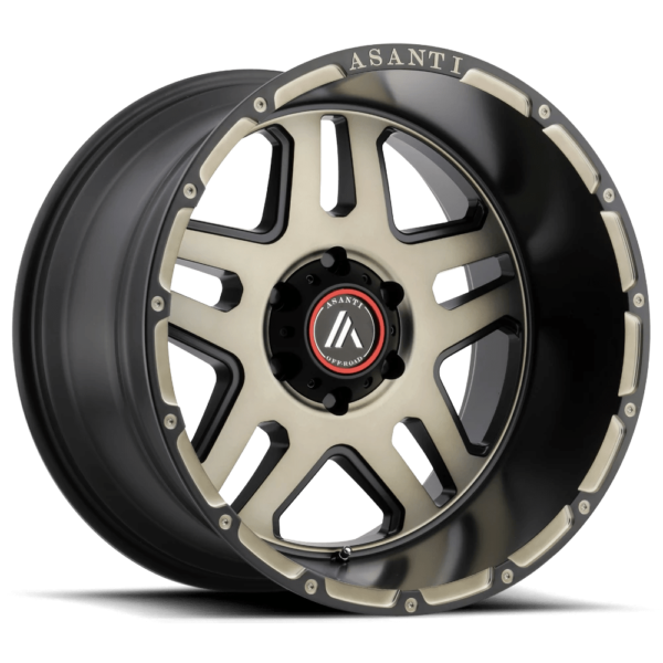 Asanti Off Road AB809 ENFORCER 20X9 18 MATTE BLACK MACHINED TINT AB809-20908818BK