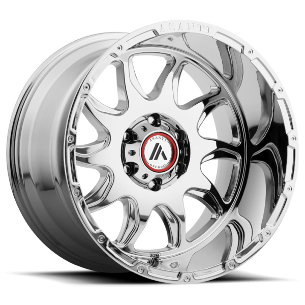 Asanti Off Road AB810 BALLISTIC 20X9 -12 CHROME AB810-20908512NCH