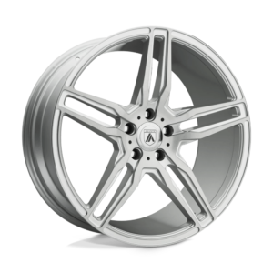 Asanti Black ABL-12 ORION 19X8.5 XX BRUSHED SILVER CARBON FIBER INSERT ABL12-19850020SL