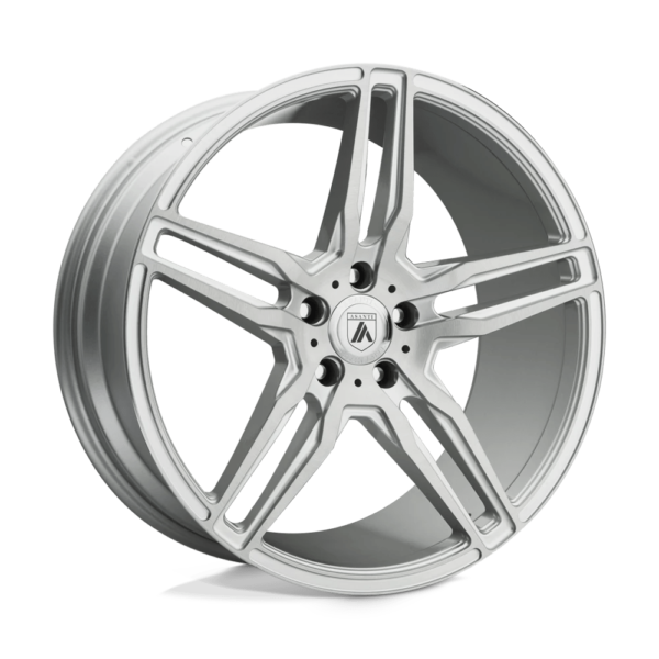 Asanti Black ABL-12 ORION 19X8.5 XX BRUSHED SILVER CARBON FIBER INSERT ABL12-19850020SL