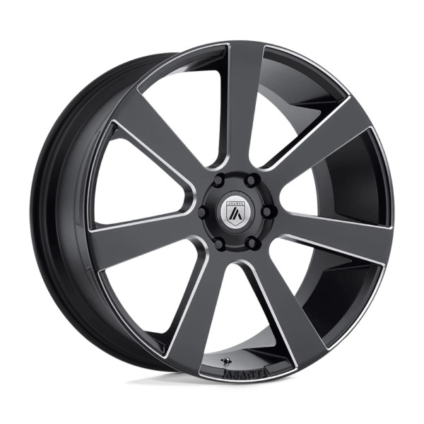 Asanti Black ABL-15 APOLLO 28X10 30 SATIN BLACK MILLED ABL15-28106230BM