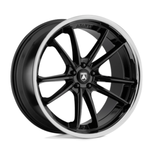 Asanti Black ABL-23 SIGMA 20X10.5 20 GLOSS BLACK CHROME LIP ABL23-20050020BK