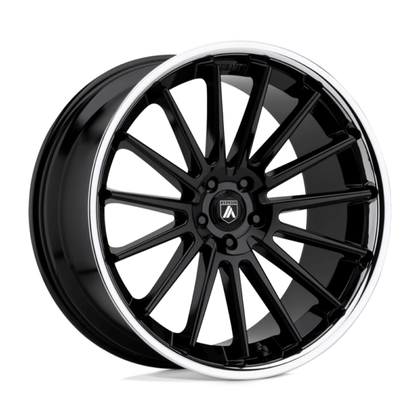 Asanti Black ABL-24 BETA 22X10.5 35 GLOSS BLACK CHROME LIP ABL24-22055635BK