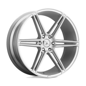 Asanti Black ABL-25 ALPHA 6 24X10 30 BRUSHED SILVER ABL25-24106330SL