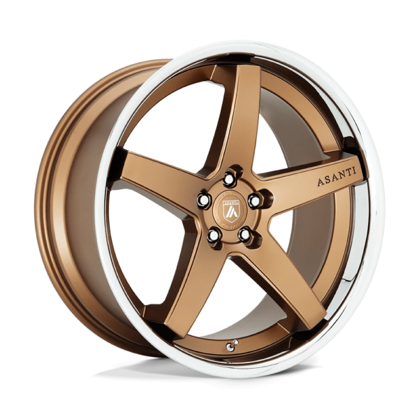 Asanti Black ABL31 REGAL 20X10.5 38 SATIN BRONZE WITH CHROME LIP ABL31-20055238BR