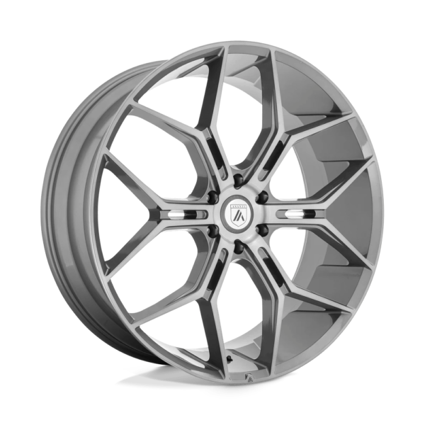 Asanti Black ABL-38 MONARCH TRUCK 22X9.5 38 TITANIUM BRUSHED ABL38-22957738TB
