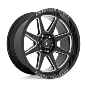 American Force Cast AC002 TRAIL 20X10 -18 GLOSS BLACK MILLED AC002BB20106318N