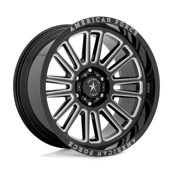 American Force Cast AC003 WEAPON 20X10 -18 GLOSS BLACK MILLED AC003BB20106318N