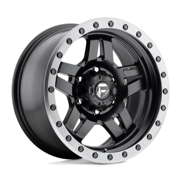 Fuel 1PC D557 ANZA 20X9 1 MATTE BLACK GUN METAL RING D55720908950