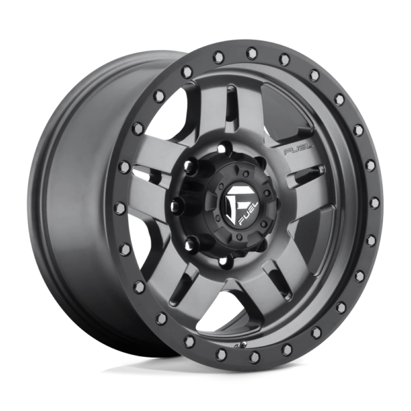 Fuel 1PC D558 ANZA 18X9 20 MATTE GUN METAL BLACK BEAD RING D55818901857