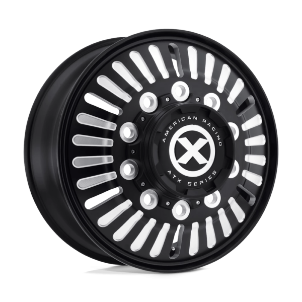 ATX AO403 ROULETTE 24.5X8.25 144 SATIN BLACK MILLED - FRONT AO40324510901