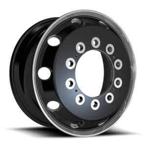 ATX AO404 JOURNEY 22.5X12.25 119 GLOSSY BLACK WITH POLISHED LIP - FRONT AO404221210301H