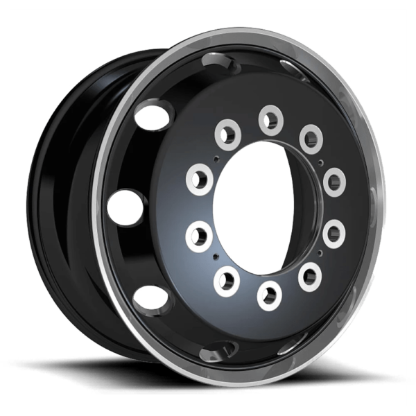 ATX AO404 JOURNEY 22.5X12.25 119 GLOSSY BLACK WITH POLISHED LIP - FRONT AO404221210301H