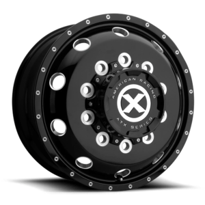 ATX AO405 TREX 22.5X9 152 GLOSS BLACK MILLED - FRONT AO40522910301H