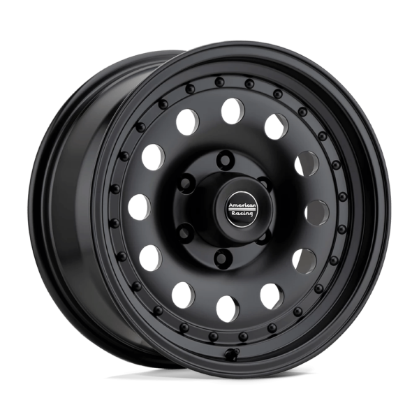 American Racing AR62 OUTLAW II 18X8 0 SATIN BLACK AR628870B