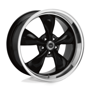 American Racing AR105 TORQ THRUST M 18X10 45 GLOSS BLACK MACHINED LIP AR105M8166B