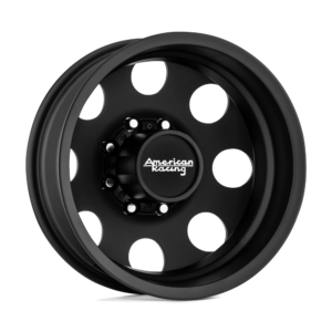 American Racing AR204 BAJA DUALLY 16X6 -134 SATIN BLACK - REAR AR204660807134N