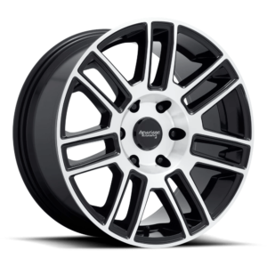 American Racing AR915 22X9 15 GLOSS BLACK MACHINED AR91522977515