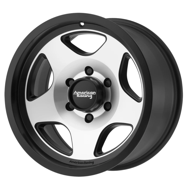 American Racing AR923 MOD 12 17X8 0 SATIN BLACK MACHINED AR92378063500