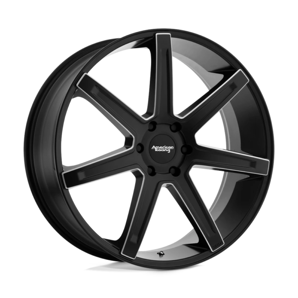 American Racing AR938 REVERT 22X9.5 38 SATIN BLACK MILLED AR93822952938