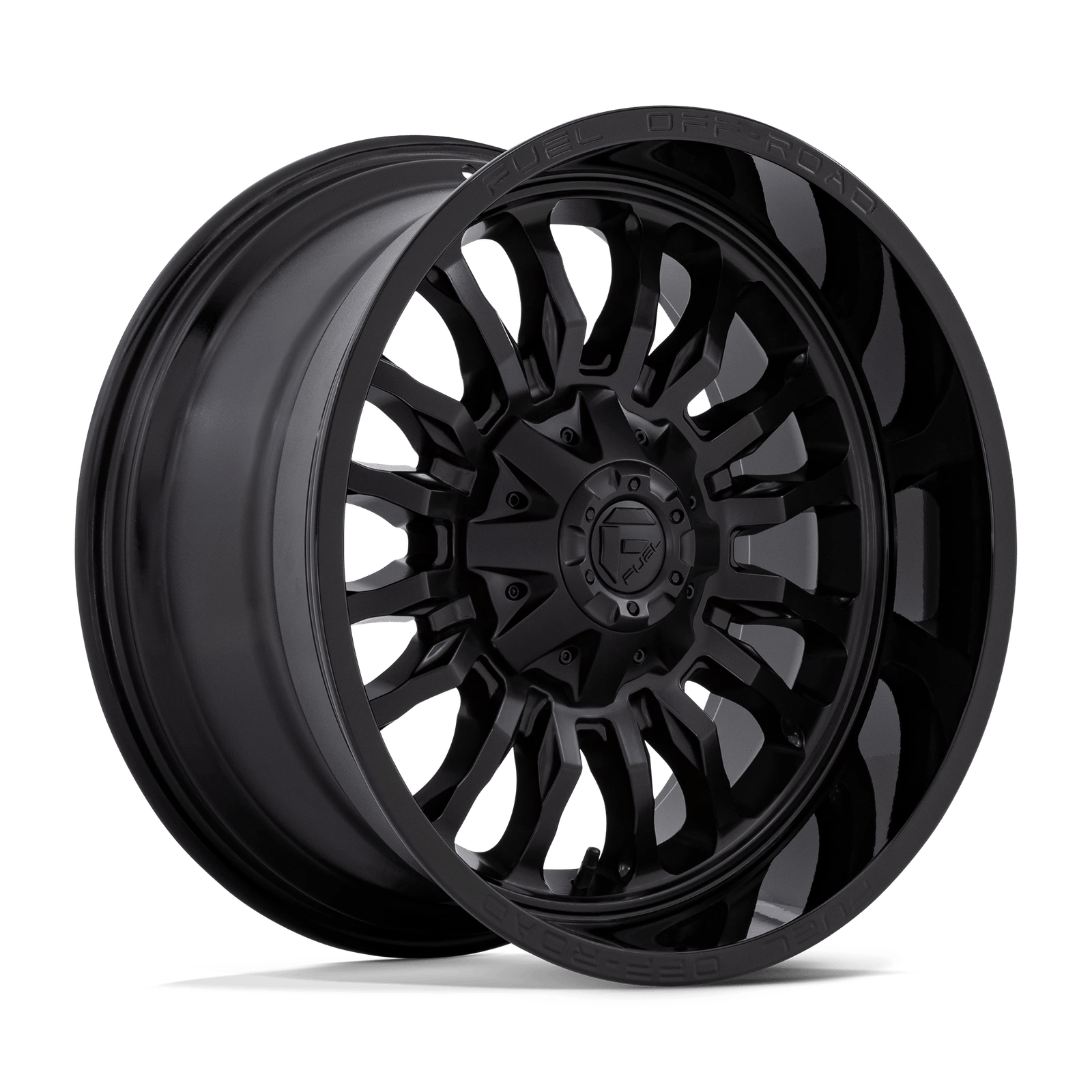 Fuel 1PC D796 ARC 20X10 -18 MATTE BLACK WITH GLOSS BLACK LIP D79620009847