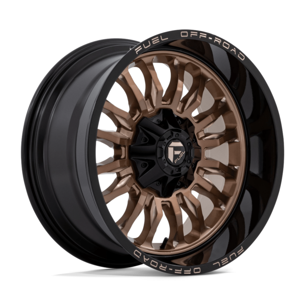 Fuel 1PC D797 ARC 20X10 -18 PLATINUM BRONZE WITH BLACK LIP D79720009847