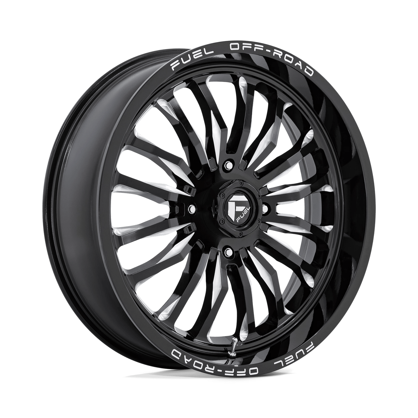 Fuel UTV D821 ARC UTV 22X7 13 GLOSS BLACK MILLED D8212270A544