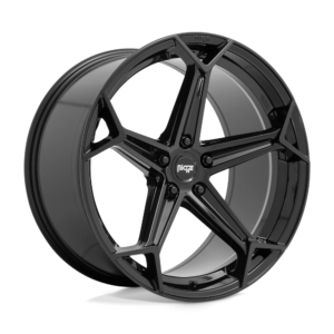 Niche 1PC N258 ARROW 20X10.5 35 GLOSS BLACK M258200521+35