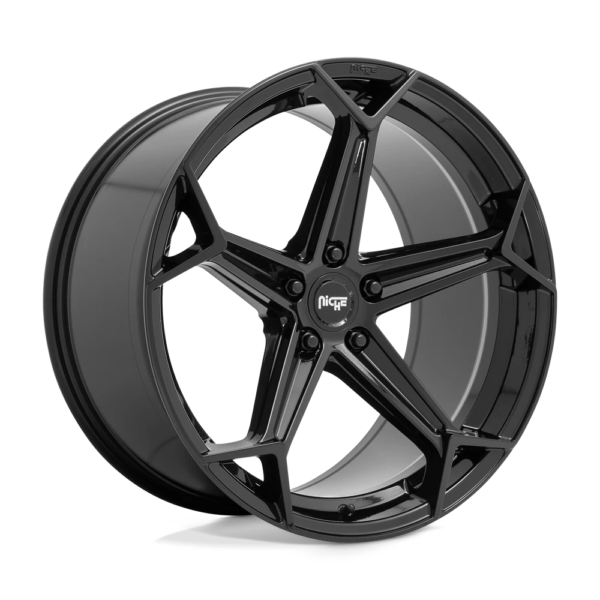 Niche 1PC N258 ARROW 20X10.5 35 GLOSS BLACK M258200521+35