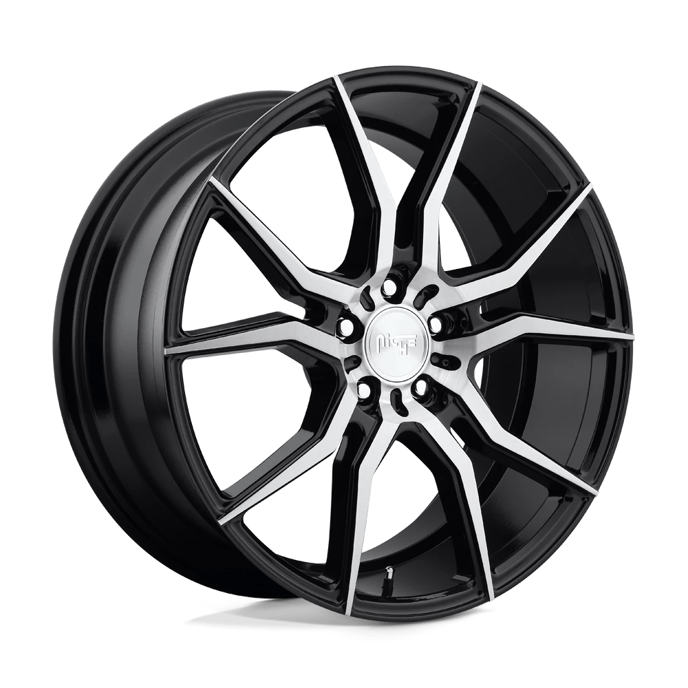 Niche 1PC M166 ASCARI 19X9.5 35 GLOSS BLACK BRUSHED M166199521+35