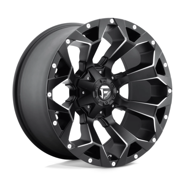 Fuel 1PC D546 ASSAULT 17X9 -12 MATTE BLACK MILLED D54617900045D