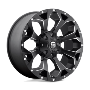 Fuel 1PC D546 ASSAULT 20X9 20 MATTE BLACK MILLED D54620909857