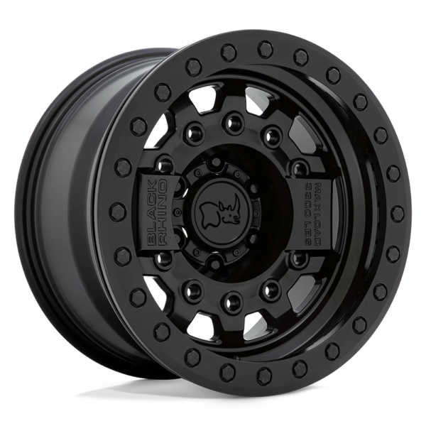 Black Rhino AVENGER BEADLOCK 17X8.5 0 MATTE BLACK W/ BLACK HARDWARE 1785AVG006140M12
