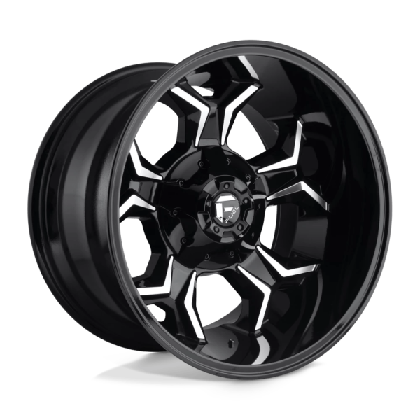 Fuel 1PC D606 AVENGER 20X12 -44 GLOSS BLACK MILLED D60620201747
