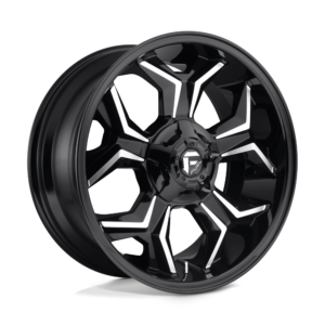 Fuel 1PC D606 AVENGER 20X9 20 GLOSS BLACK MILLED D60620909857