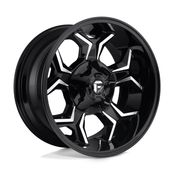 Fuel 1PC D606 AVENGER 20X12 -44 GLOSS BLACK MILLED D60620207047