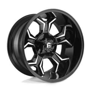 Fuel 1PC D606 AVENGER 22X12 -44 GLOSS BLACK MILLED D60622208247