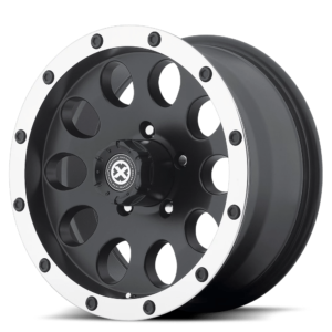 ATX Series AX186 SLOT 18X9 -24 SATIN BLACK WITH MACHINED FACE AX18689050724N