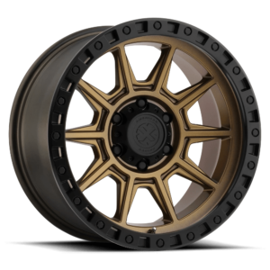 ATX Series AX202 17X9 -12 MATTE BRONZE WITH BLACK LIP AX20279087612N
