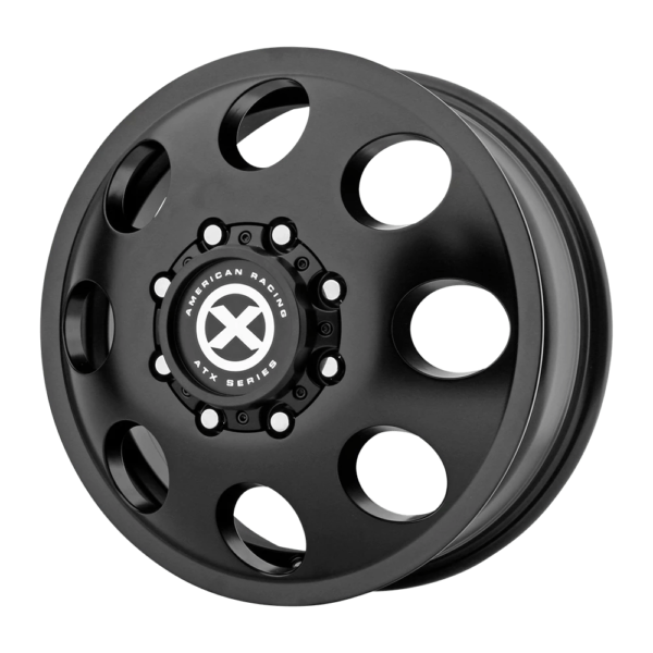 ATX Series AX204 BAJA DUALLY 17X6.5 111 SATIN BLACK - FRONT AX204765897111
