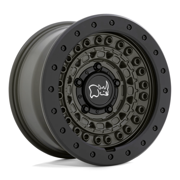 Black Rhino BARRICADE 18X9 10 OLIVE DRAB GREEN WITH BLACK ROCK GUARD 1890BCD106120N67
