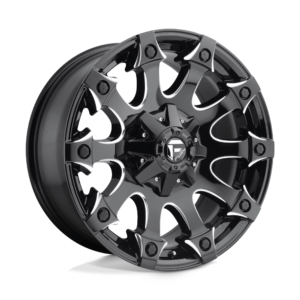 Fuel 1PC D578 BATTLE AXE 20X9 1 GLOSS BLACK MILLED D57820901750