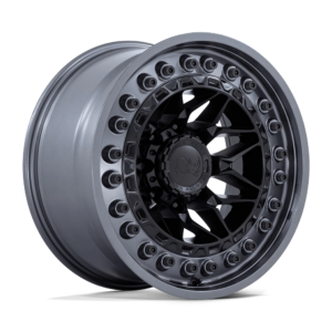 Black Rhino ALPHA 18X9 0 MATTE BLACK WITH GUNMETAL LIP BR008MA18908800