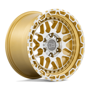 Black Rhino HOLCOMB 20X9.5 12 GLOSS GOLD WITH MIRROR CUT FACE 2095HLB126135L87