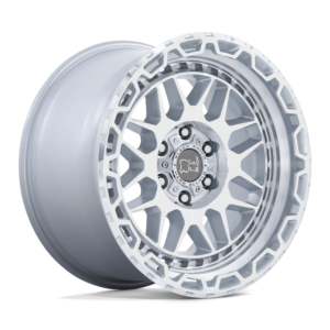 Black Rhino HOLCOMB 17X9.5 18 GLOSS SILVER WITH MIRROR CUT FACE 1795HLB186114S76