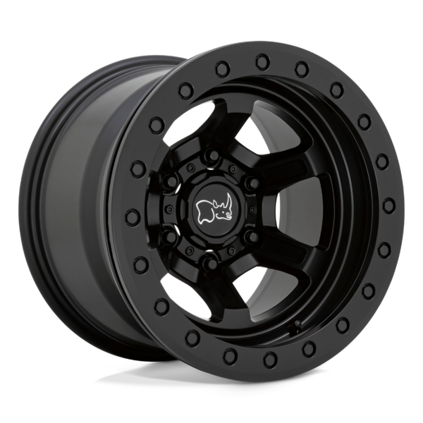 Black Rhino OFFSHOOT BEADLOCK 15X10 -38 MATTE BLACK 1510FFT-86140M12