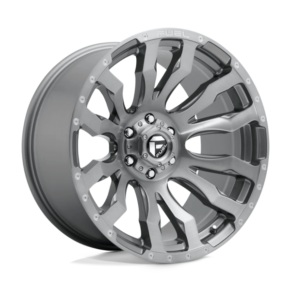 Fuel 1PC D693 BLITZ 22X10 -18 PLATINUM D69322008947